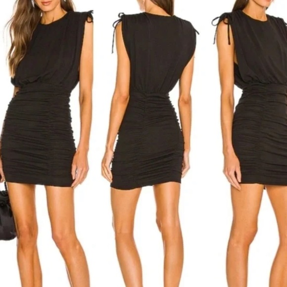 Michael Costello Dresses & Skirts - MICHAEL COSTELLO X REVOLVE Kirsten Mini Dress in Black NWT sz small